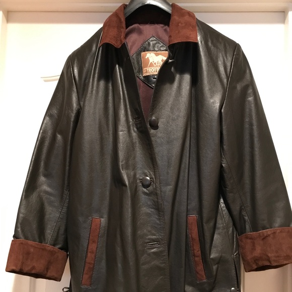 TROTTER leather jacket. Lined. Wear if you desire to impress! - Picture 1 of 8